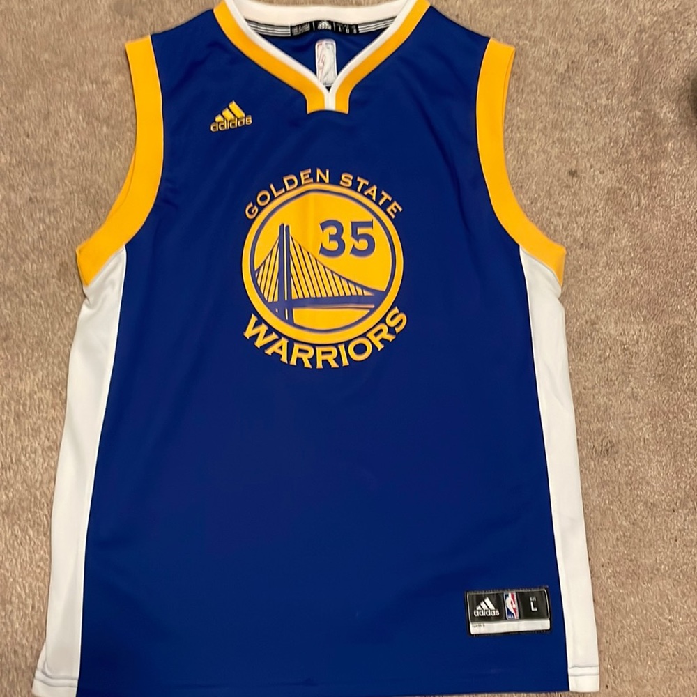 Golden State Warriors Adidas Kevin Durant jersey